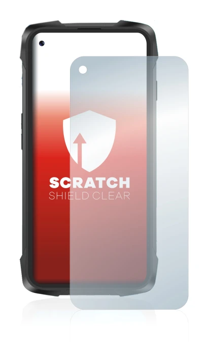 Image of the device Cubot King Kong 7 with a wide variety of screen protectors.