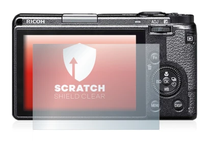 Image of the device Ricoh GR IIIx with a wide variety of screen protectors.