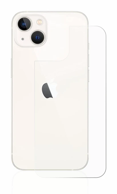 Image of the device Apple iPhone 13 (Back) with a wide variety of screen protectors.