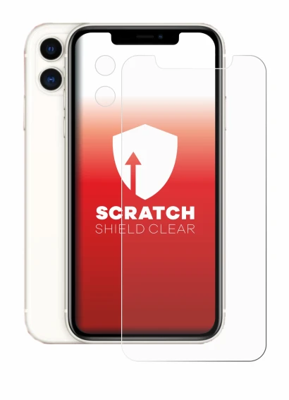 Image of the device Apple iPhone 11 (Front+Camera) with a wide variety of screen protectors.