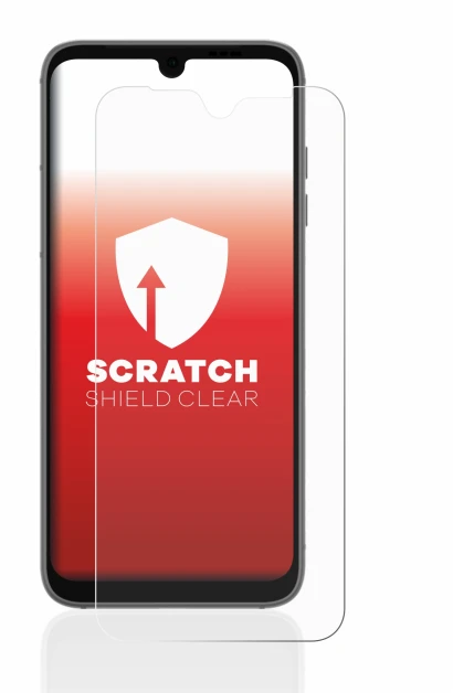 Image of the device Fairphone 4 with a wide variety of screen protectors.