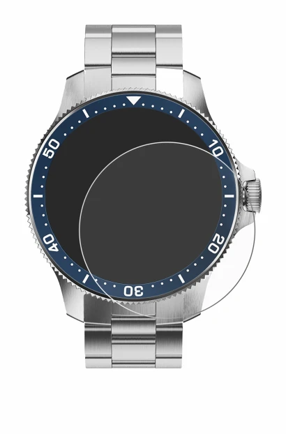 Image of the device Withings ScanWatch Horizon (43 mm) with a wide variety of screen protectors.