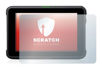 Image of the device Atomos Shinobi 7 with a wide variety of screen protectors.