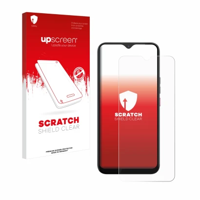 Front side of a product packaging with the brand logo upscreen. Next to it is the device Gigaset GS5 shown with the correspond