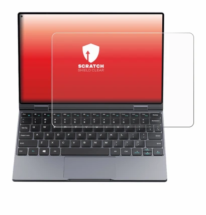 Image of the device Chuwi MiniBook X with a wide variety of screen protectors.