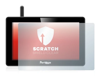Image of the device Portkeys BM5 WR with a wide variety of screen protectors.