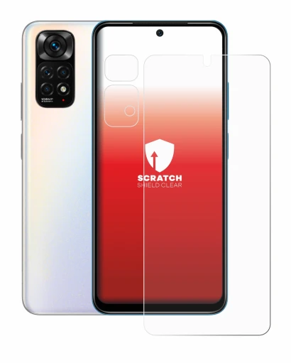 Image of the device Xiaomi Redmi Note 11S (Front+Camera) with a wide variety of screen protectors.