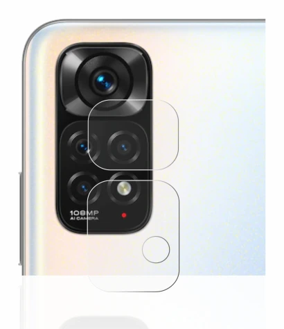 Image of the device Xiaomi Redmi Note 11S (ONLY Camera Lens) with a wide variety of screen protectors.