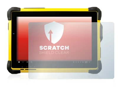 Image of the device Trimble T10 with a wide variety of screen protectors.