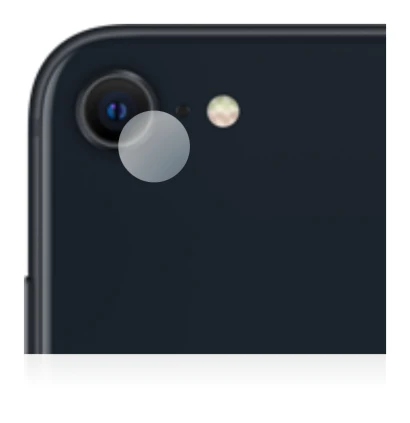 Image of the device Apple iPhone SE 3 2022 (ONLY Camera Lens) with a wide variety of screen protectors.