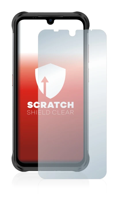 Image of the device Ulefone Power Armor 14 Pro with a wide variety of screen protectors.