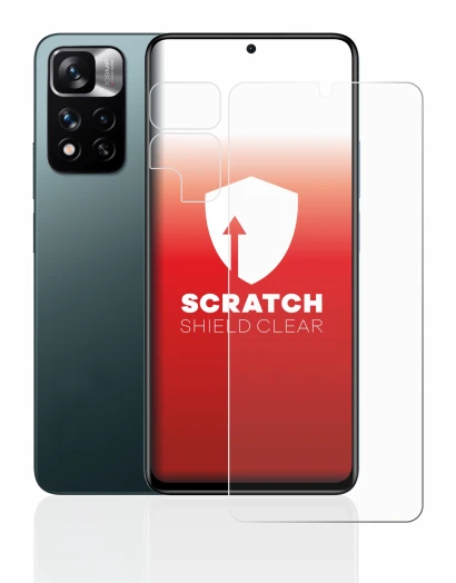 Image of the device Xiaomi Redmi Note 11 Pro+ 5G (Front+Camera) with a wide variety of screen protectors.