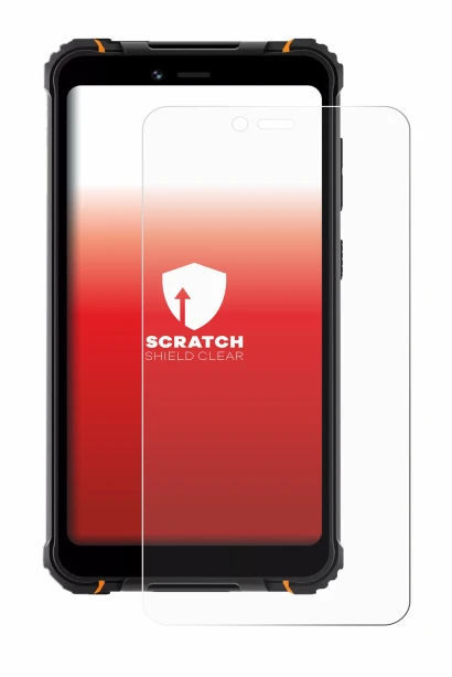 Image of the device Hotwav T5 Pro with a wide variety of screen protectors.