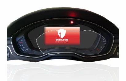 Image of the device Audi A4 B9 2017 Virtual Cockpit with a wide variety of screen protectors.