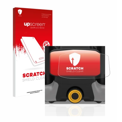 Front side of a product packaging with the brand logo upscreen. Next to it is the device PowaKaddy CT8 shown with the correspo