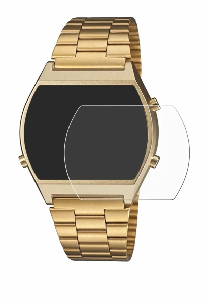 Image of the device Casio Retro B640WB with a wide variety of screen protectors.