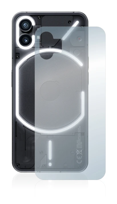 Image of the device Nothing Phone (1) (Back) with a wide variety of screen protectors.