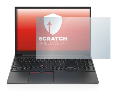 Image of the device Lenovo ThinkPad E15 Gen 4 with a wide variety of screen protectors.