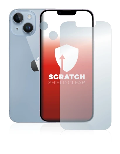 Image of the device Apple iPhone 14 (Front+Camera) with a wide variety of screen protectors.