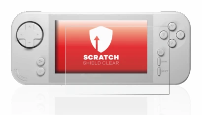 Image of the device Evercade EXP with a wide variety of screen protectors.