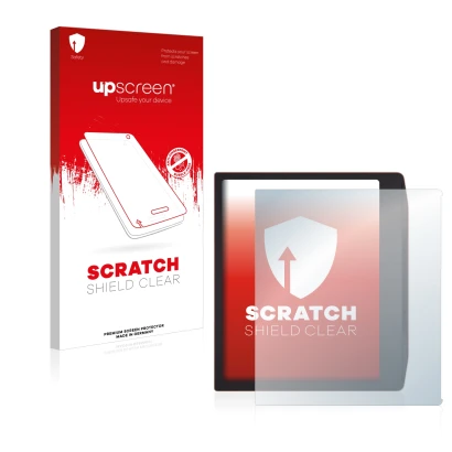 Front side of a product packaging with the brand logo upscreen. Next to it is the device PocketBook Era shown with the corresp