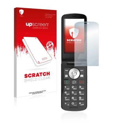 Front side of a product packaging with the brand logo upscreen. Next to it is the device Emporia TOUCHsmart.2 shown with the c