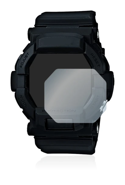 Image of the device Casio G-Shock GD350 with a wide variety of screen protectors.