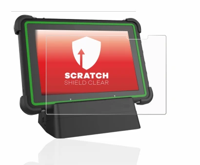 Image of the device Hella Gutmann Mega Macs X (tablet) with a wide variety of screen protectors.