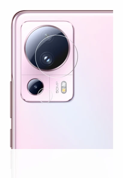 Image of the device Xiaomi 13 Lite (ONLY Camera Lens) with a wide variety of screen protectors.