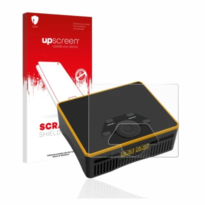Front side of a product packaging with the brand logo upscreen. Next to it is the device Junsi iCharger DX6 shown with the cor
