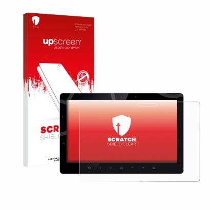 Front side of a product packaging with the brand logo upscreen. Next to it is the device Bewatec .Tablet SF 13" shown with the