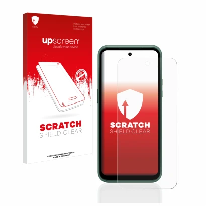 Front side of a product packaging with the brand logo upscreen. Next to it is the device Nokia XR21 shown with the correspondi