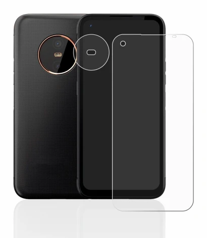 Image of the device Gigaset GX6 (Front+Camera) with a wide variety of screen protectors.