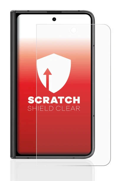 Image of the device Google Pixel Fold (Outer display) with a wide variety of screen protectors.