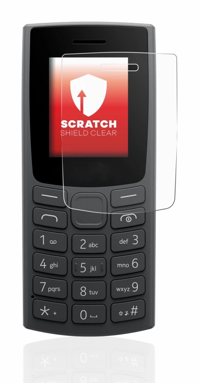 Image of the device Nokia 110 (2023) with a wide variety of screen protectors.