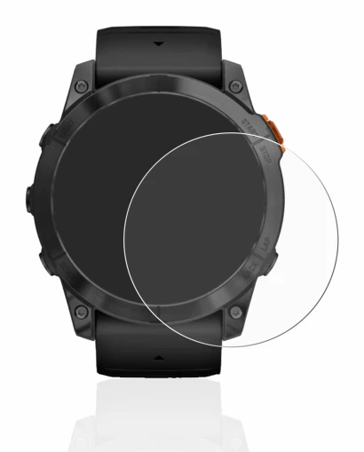 Image of the device Garmin Fenix 7X Pro Solar (51 mm) with a wide variety of screen protectors.