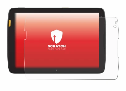 Image of the device Zebra ET40 8" with a wide variety of screen protectors.