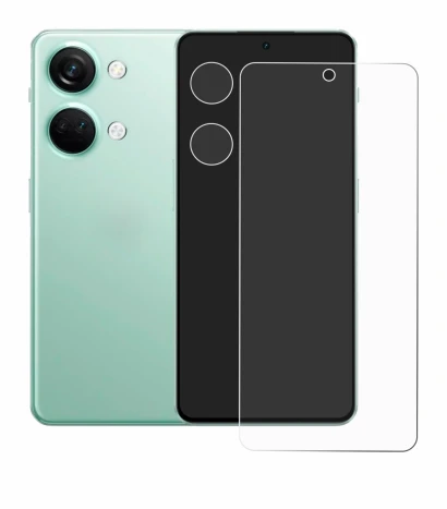 Image of the device OnePlus Nord 3 5G (Front+Camera) with a wide variety of screen protectors.