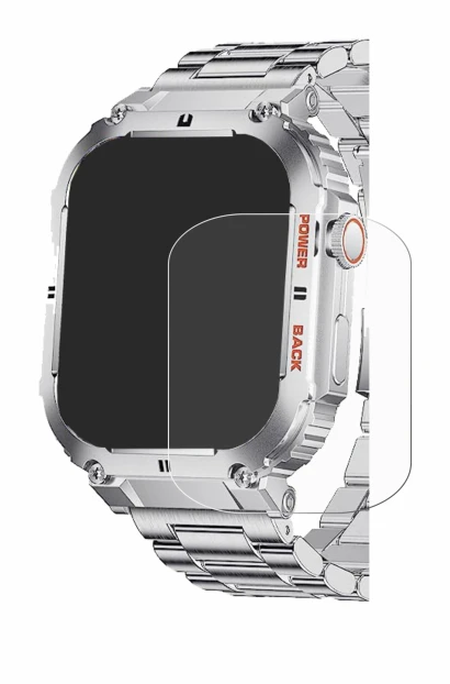 Image of the device LIGE K-57 1.96" with a wide variety of screen protectors.