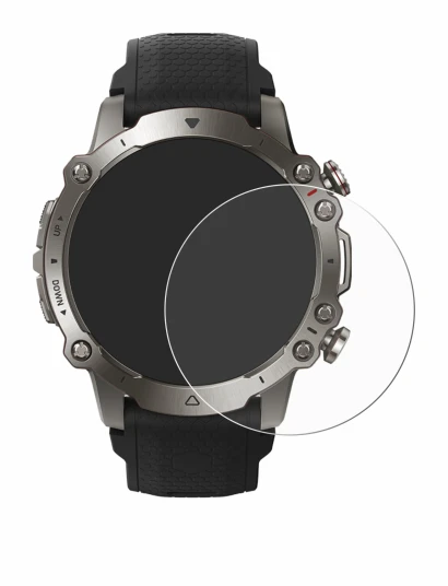 Image of the device Huami Amazfit Falcon with a wide variety of screen protectors.