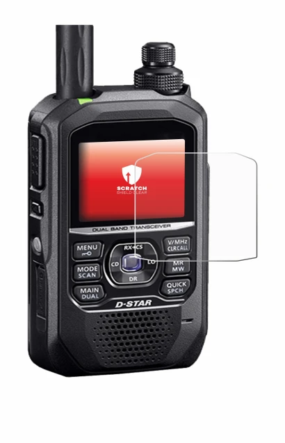 Image of the device Icom ID-50E with a wide variety of screen protectors.