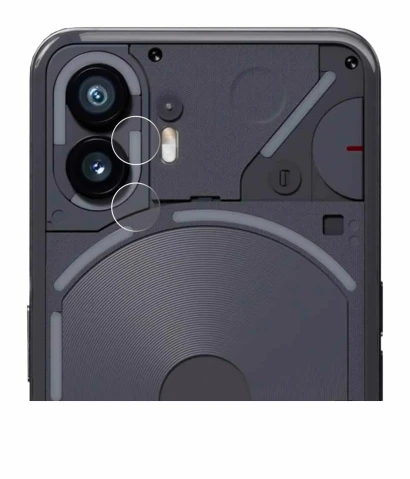 Image of the device Nothing Phone (2) (ONLY Camera Lens) with a wide variety of screen protectors.