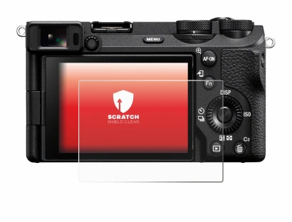Image of the device Sony Alpha 6700 with a wide variety of screen protectors.