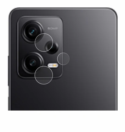 Image of the device Xiaomi Redmi Note 12 Pro 5G (ONLY Camera Lens) with a wide variety of screen protectors.