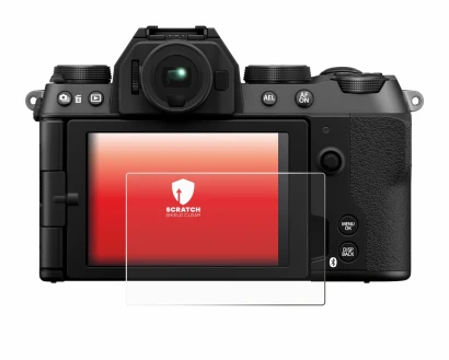 Image of the device Fujifilm X-S20 with a wide variety of screen protectors.