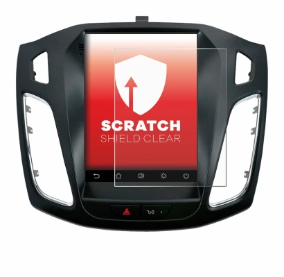 Image of the device Isudar Ford/Focus MK3 2012–2019 with a wide variety of screen protectors.