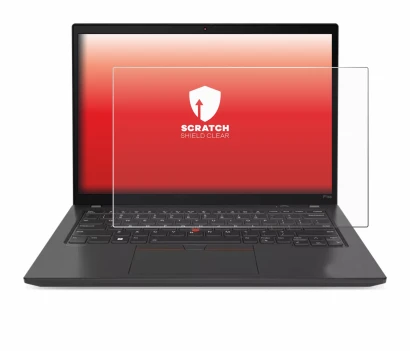 Image of the device Lenovo ThinkPad P14s Gen 4 with a wide variety of screen protectors.