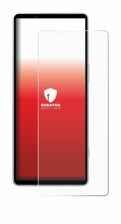 Image of the device Sony Xperia 5 V with a wide variety of screen protectors.