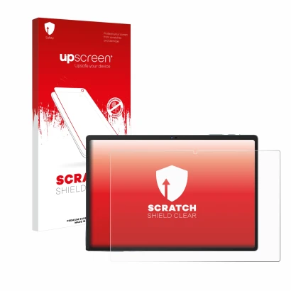 Front side of a product packaging with the brand logo upscreen. Next to it is the device Oukitel OKT3 shown with the correspon