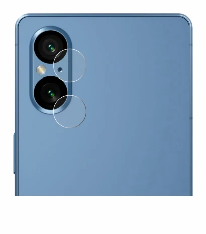 Image of the device Sony Xperia 5 V (ONLY Camera Lens) with a wide variety of screen protectors.